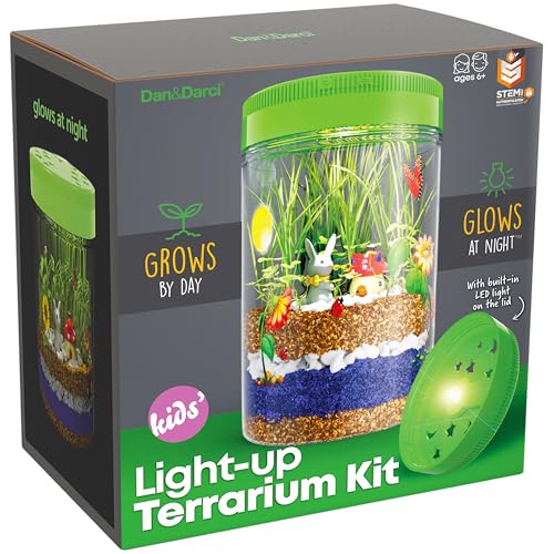 Light-Up Terrarium Kit for Kids - STEM Science Kit - Educational DIY Toy