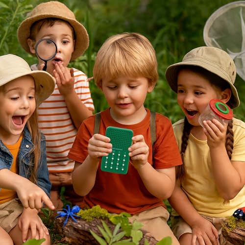 Insect Noisemaker with 16 Sounds, Buzzes, Cricket Chirps, Hisses - Portable Bug Electronic Sound - Insect Themed Sound Effects Board for Kids, Birthday Noise Maker Toy Gift Insectos De Juguete