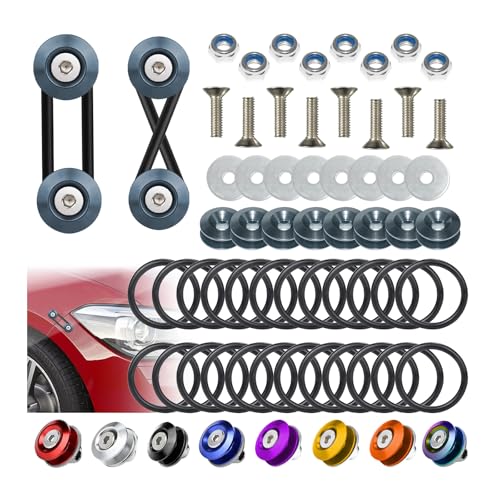 BFXM Universal Bumper Clips, Front Rear Bumper Quick Release Kit - color: Gray, size: 4set