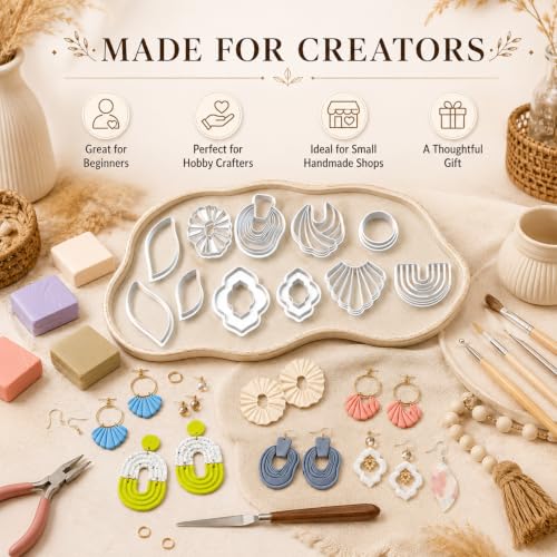 11PCS Boho Polymer Clay Cutters Set - color: Bohemia-12pcs