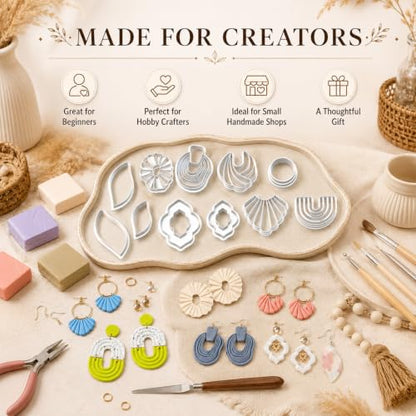 11PCS Boho Polymer Clay Cutters Set - color: Bohemia-12pcs