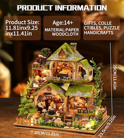 Spilay Book Nook Kit for Adults, Forest Adventures DIY Miniature House Kit - color: Forest Adventures