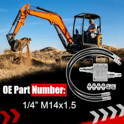 Mini Excavator Cushion Valve Kit Fit for Hydraulic Swivel Motor