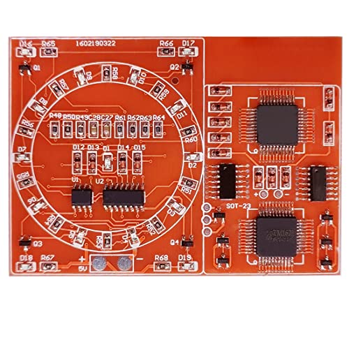 Gikfun DIY SMD SMT Welding Practice Soldering Skill Training Board NE555 CD4017 Water Flowing Led DIY Kit EK1885 - size: 80mm x 60mm