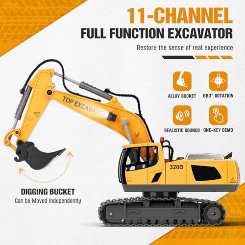 KIDMARKT Remote Control Excavator Toy for Boys - style: Excavator 1