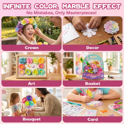 Mimiblooms Paper Flowers Science Kit for Girls for Girls 6 7 9 10 11 Years