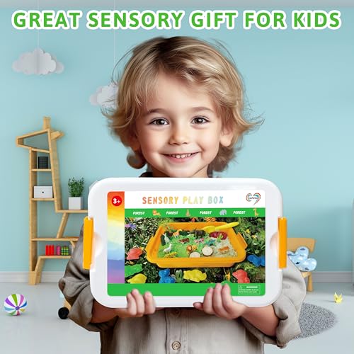 Carolart Jungle Sensory Bin, Animal Sandbox & Sensory Sand Kit - style: Jungle
