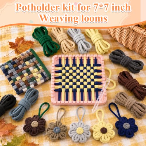 IMengjbang 1200 Pcs Refill Loops for 7-Inch Weaving Loom, 8 Neutral Colors - color: 10 Color