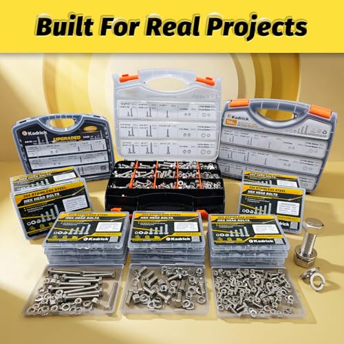 23 Sets 1/4-20x1-3/4 Bolt and Nut Set, Flat & Lock Washers Included,92PCS - size: 1/4-20x1-3/4" 23sets