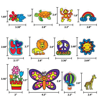 Made By Me Create Your Own Window Art Kit, Suncatchers, Makes 20+ Projects - style: Create Your Own