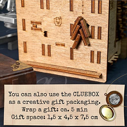iDventure Cluebox Schroedinger's Cat, Brain Teaser Puzzle Box for Adults - color: Schroedinger's Cat