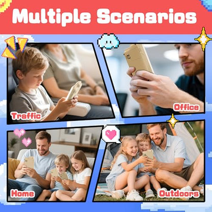 SMILESSKIDDO Kids Games Brain Teaser Slide Puzzle, with 1000+ Challenges