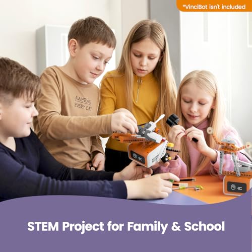 Creator Kit for VinciBot, 434+ Pcs STEM Building Set Ages 8-12