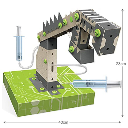 4M TechCraft Pneumatic Arm, Green Science, STEAM