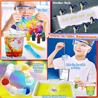 UNGLINGA 100+ Science Lab Experiments Kit for Kids - style: Science Kit with 100 Experiments