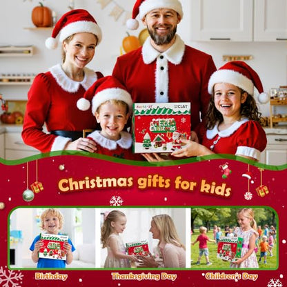 Aestd-ST Air Dry Clay Kit - Christmas Theme, Modeling Clay for Kids - color: Christmas Theme