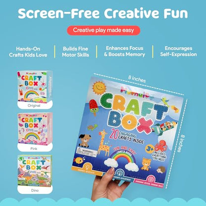 Mumaloo Kids Craft Kit – 20 No-Mess Art Projects Ages 4–8