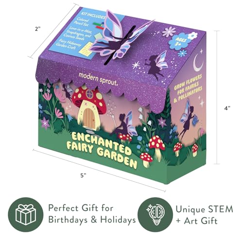 Modern Sprout Magical Minds Garden Kit - Seed Starter Kit for Kids