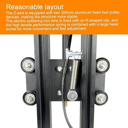 Vertical Heat Set Insert Tool Press for Plastic Parts & 3D Print Components - color: ZW12H