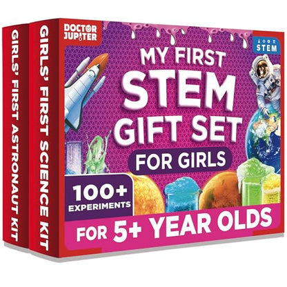 Doctor Jupiter My First STEM Gift Set for Girls Ages 5+, Birthday Gift - style: My First STEM Gift Set for Girls: 5+