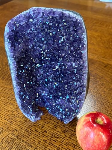 Premium Natural Amethyst Crystals Geode 6 to 7 lbs Healing Crystal Stones - size: 6 pound - 7 pound