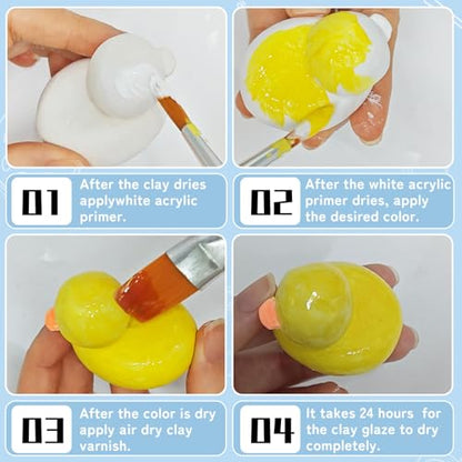 100ml Air Dry Clay Glaze, Protect Clay Surfaces,Delivers Gloss Glaze Effect - size: 100ml Gloss