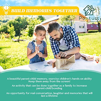 DIY Bird House Kits for Adults & Kids,DIY Woodcraft Building Projects for Kids and Adults,Bundles
