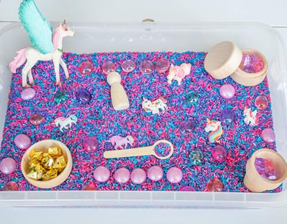 Unicorn Sensory Bin Kit for Kids - style: Unicorn Sensory Bin Kit
