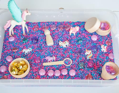 Unicorn Sensory Bin Kit for Kids - style: Unicorn Sensory Bin Kit