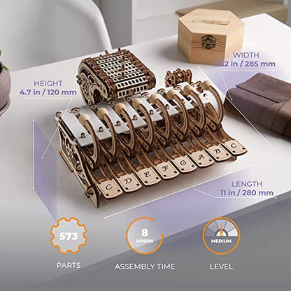 UGEARS Bundles 3D Puzzles - Mechanical Celesta and Steampunk Clock -3D Puzzle Wooden 3-D Puzzles for Adults Model kit DIY Mechanical Puzzles