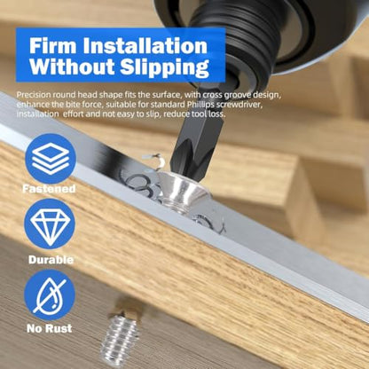 390PCS Machine Screw nut Bolt Combination kit, Phillips Flat Head Combination 304 Stainless Steel Bolt nut Flat Washer with Packaging， # 6 (3/8 inch, 1/2 inch, 5/8 inch, 3/4 inch) - size: 3.5 mm, style: Flat head machine screw