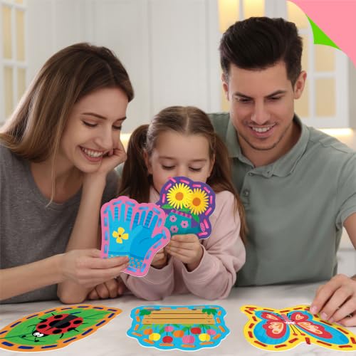 Kids Lacing Cards, 9 PCS Double-sided Garden-themed S Cards with 9 Laces - color: Garden-Themed