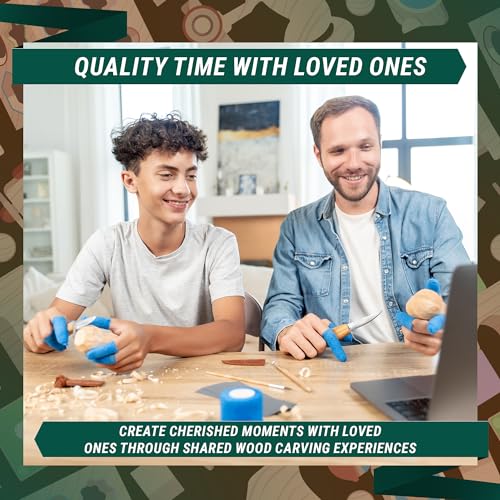 BeaverCraft DIY09 Wood Carving Kit DIY08 Wood Whittling Kit for Kids Woodworking Starter Kit Hobby Kits