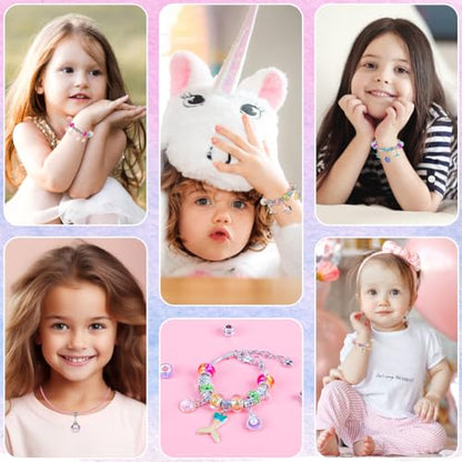 Sofier Jewelry Bracelet Making Kit for DIY Beads Charms Set Teen Gifts - color: Jewelry Box