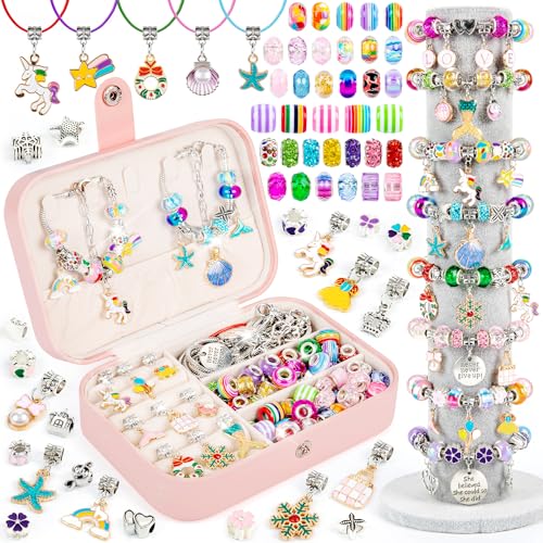 Sofier Jewelry Bracelet Making Kit for DIY Beads Charms Set Teen Gifts - color: Jewelry Box