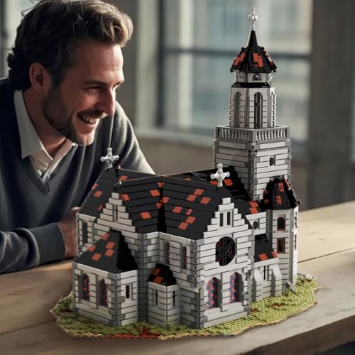 Medieval Cathedral - Building Blocks,6172 PCS Modular Church for Adults - style: Medieval Cathedral