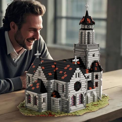 Medieval Cathedral - Building Blocks,6172 PCS Modular Church for Adults - style: Medieval Cathedral