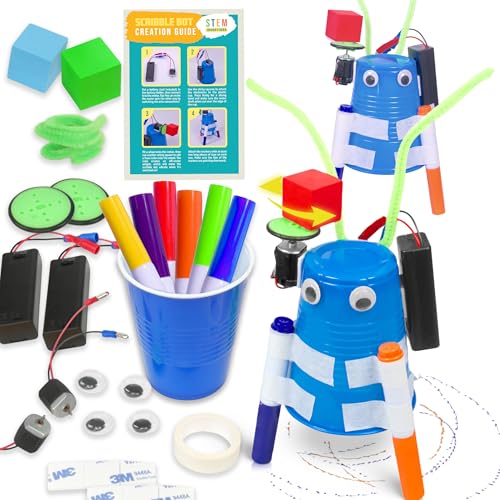 Scribble Bot Kit, 2-Pack - Drawing Art Bot Robotics STEM Kit for Kids - size: 2 Pack