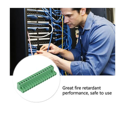 5Pcs 16 Pin 5.08mm PCB Screw Terminal Block, Pluggable Connector - size: 5pcs 16P 5.08mm