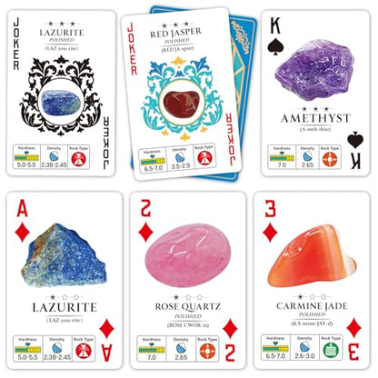 PIBEX Rock Collection Starter Kit, 54 Rocks & Minerals with Name Labels - style: 54PC Starter Edition