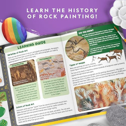 National Geographic Rock Painting Arts and Crafts Activity Kit for Kids - style: Animal Fun