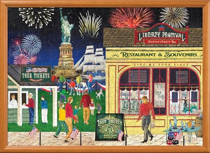 MasterPieces 500 Piece EZ Grip Jigsaw Puzzle for Adults, Family, Or Youth - Lady Liberty - 19.25"x26.75" - style: Lady Liberty