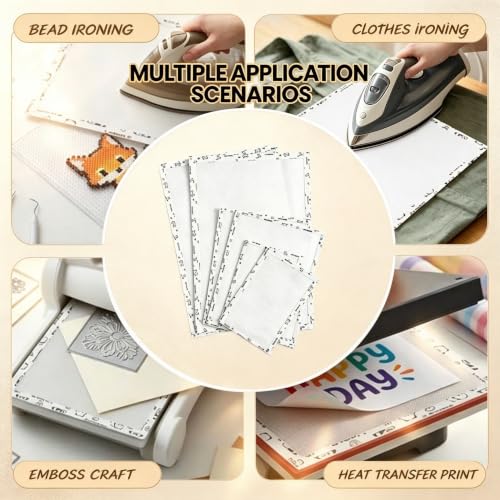 Reusable DIY Craft Ironing Cloth, Fiberglass Fuse Bead Iron Mat