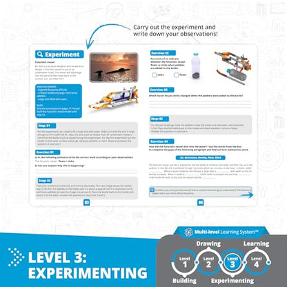 Engino STEAM Labs, How Buoyancy Works, STEAM Toys for Ages 8+, Construction Kit, STEM Project for Girls & Boys, Learning & Education Toys, Experiment & Art Activities (4 Models) - style: How buoyancy works?