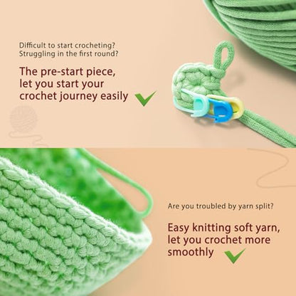 CrochetBox Polka Dot Highland Cow Crochet Kit for Beginners, Adults - color: Polka Dot Highland Cow