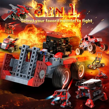 Apitor Robot B 8-in-1 Monster Truck Building Kit STEM Toys for Kids 6-12 - style: Robot B