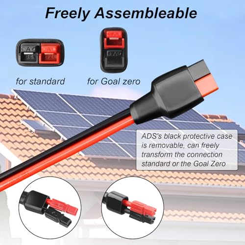 12AWG 30A Anderson Powerpole Connector Extension Cable 3FT