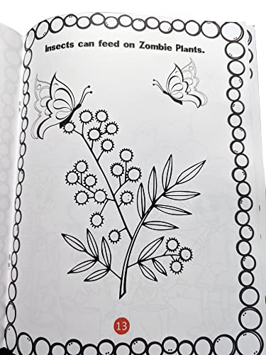 Zombie Plant Coloring & Activity Book for Kids: Grow This Fun Interactive Plant that Plays Dead When You Touch it! - Includes 3 Packets Seeds to Easily Grow Your own Indoors yearround