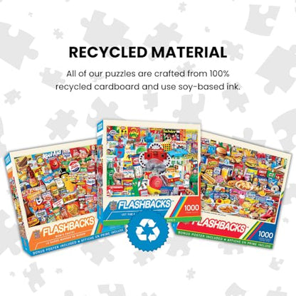 MasterPieces - 1000 Piece Jigsaw Puzzle, Hit the Road Jack, Fun for Adults, Family, Kids, Non-Glare Finish, 19.25" x 26.75" - style: Hit the Road Jack