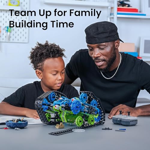 Sillbird Robot Car Building Kit with Remote Control STEM Gift for Boys 8-14